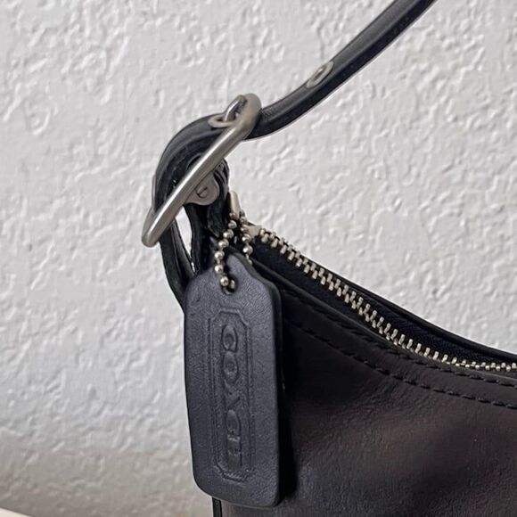 Rare Coach Mini Handbag Demi Purse Silver Hardware Adjustable Strap Costa Rica - Picture 2 of 12